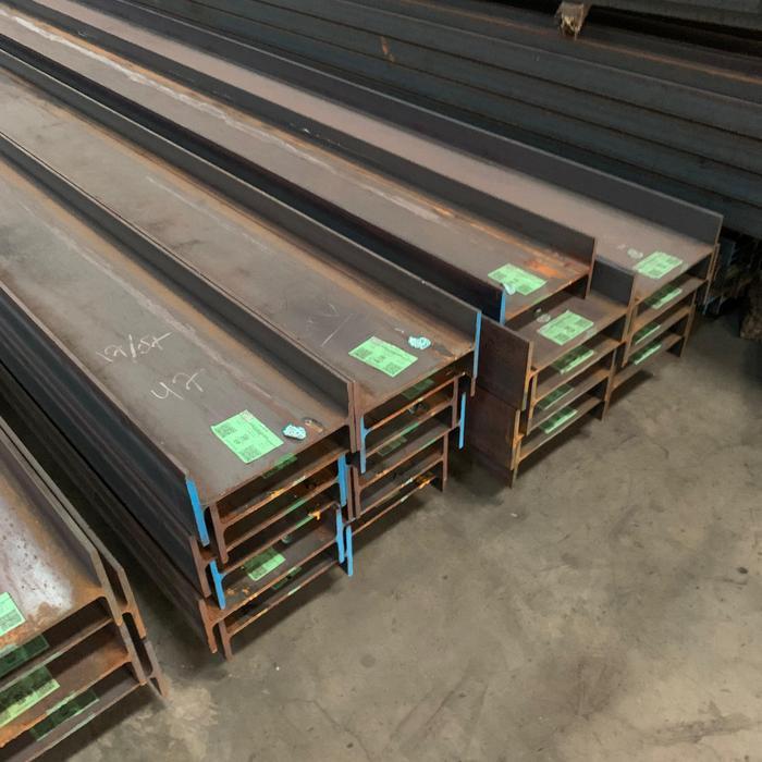 Besi Baja I WF 450 x 200 x 9 x 14 mm 12 m Berat 899kg Besi WF 450 Surabaya Baja Wide Flange (WF) GG 