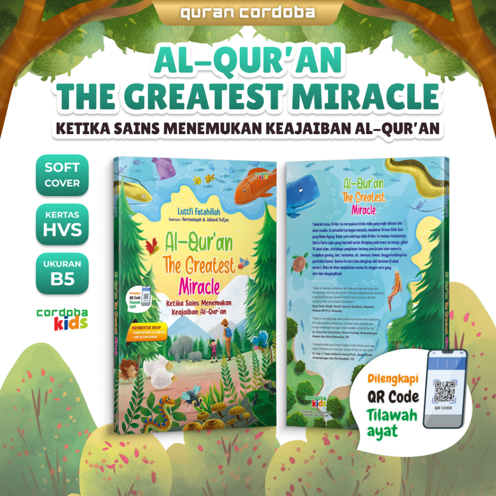 Cordoba Books - Buku Anak Al Quran The Greatest Miracle / Ketika Sains Menemukan Keajaiban Al Quran