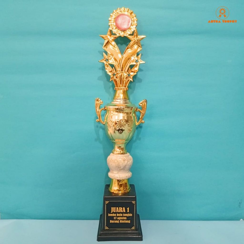 Piala Satuan Guci Bunga Marmer Tinggi Beragam