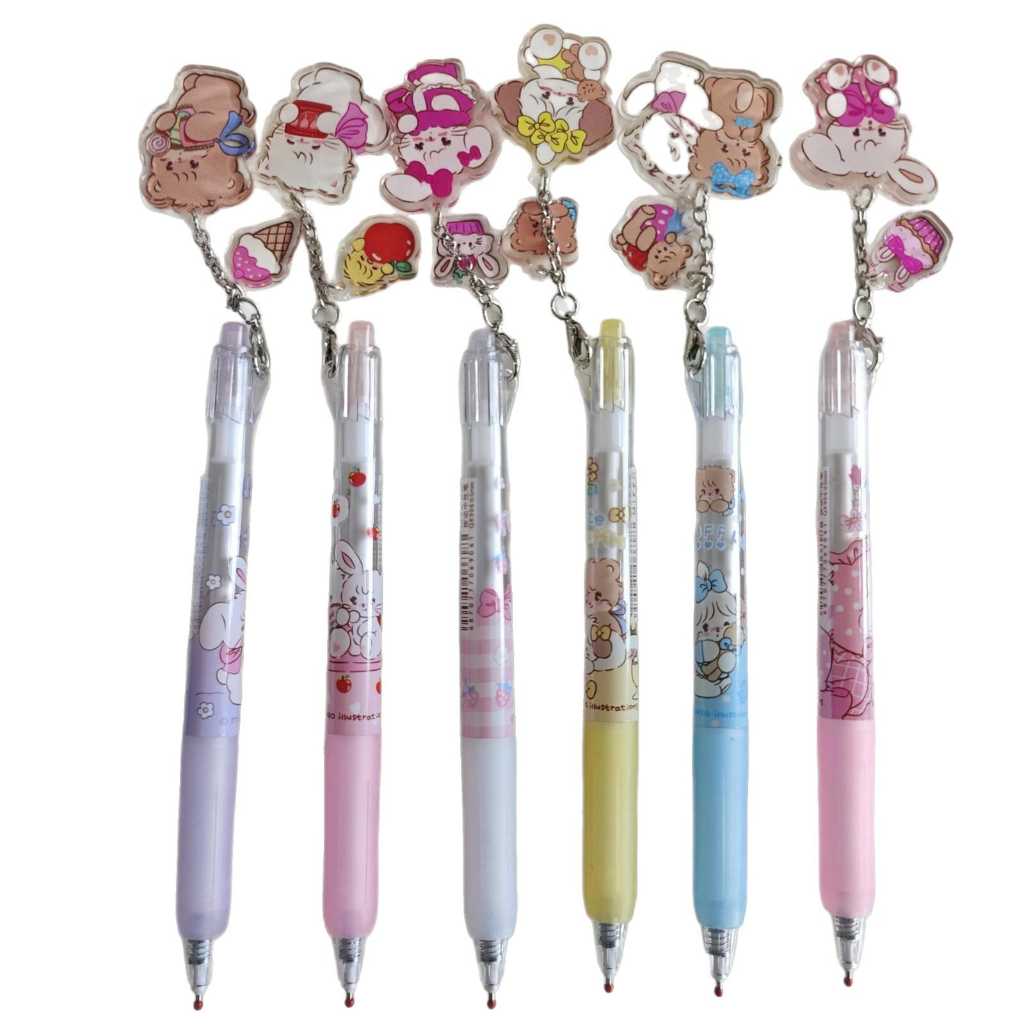 [PACOPA] Pulpen Karakter dengan Gantungan Karakter Lucu