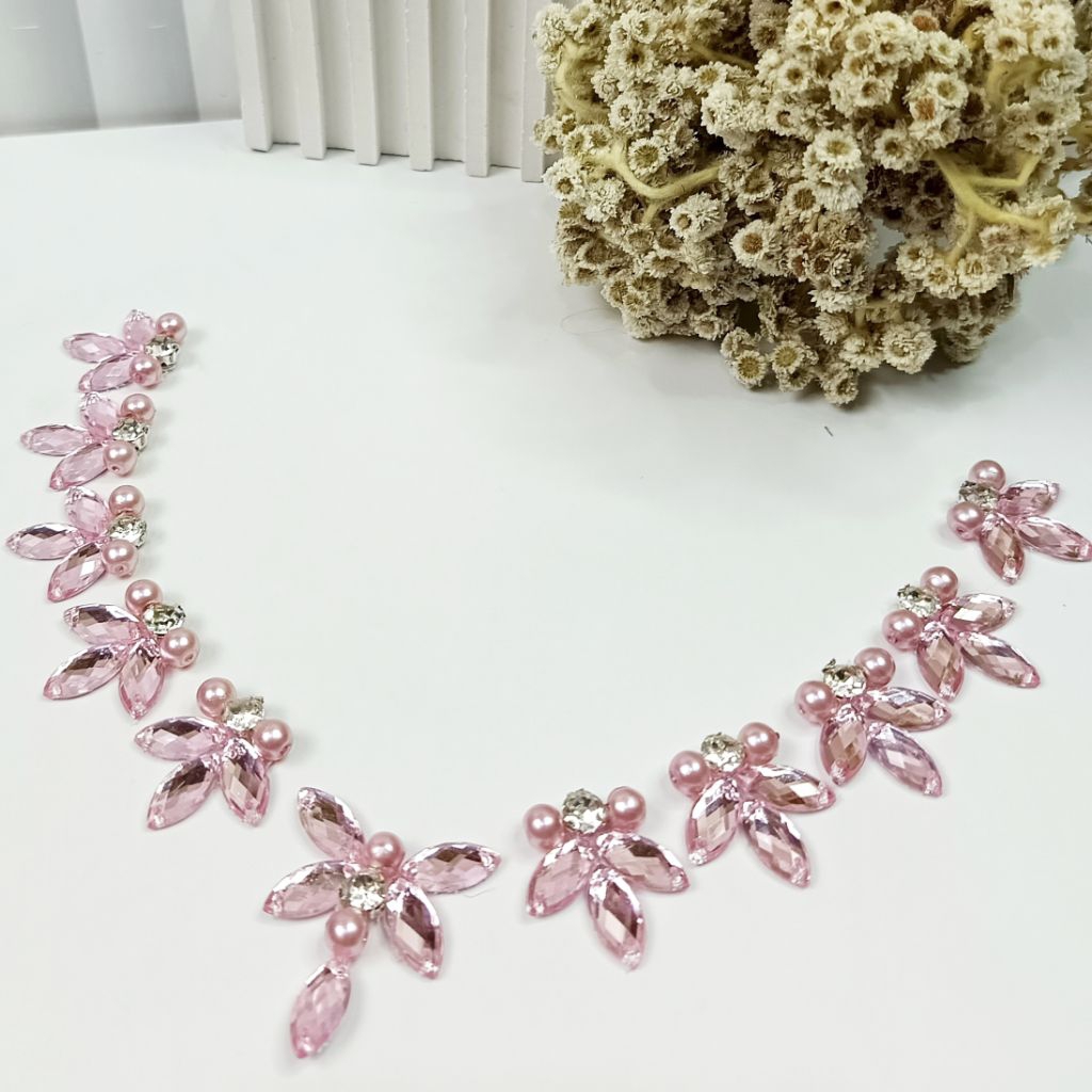 Payet Instan Cantik Set Hiasan Kebaya Dress, sampan ,mutiara ,payet premium ,Hiasan kebaya ,hijab , 