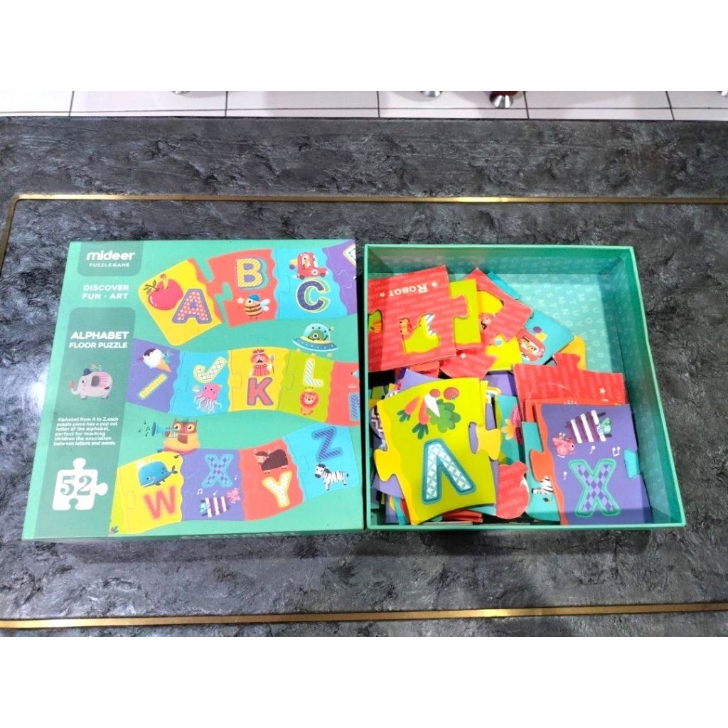 preloved Mideer Alphabet Floor Puzzle