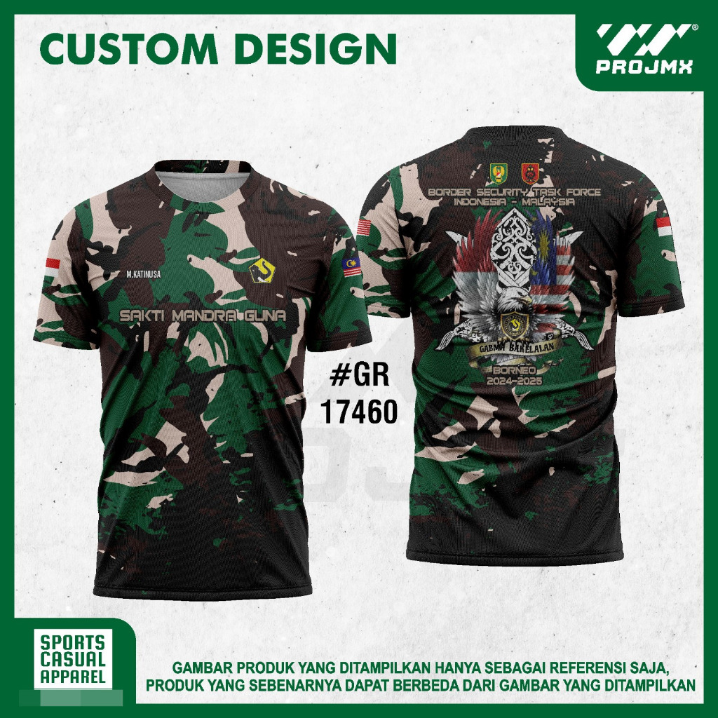 PROJMX - KAOS JERSEY SATGAS LORENG | BEBAS CUSTOM