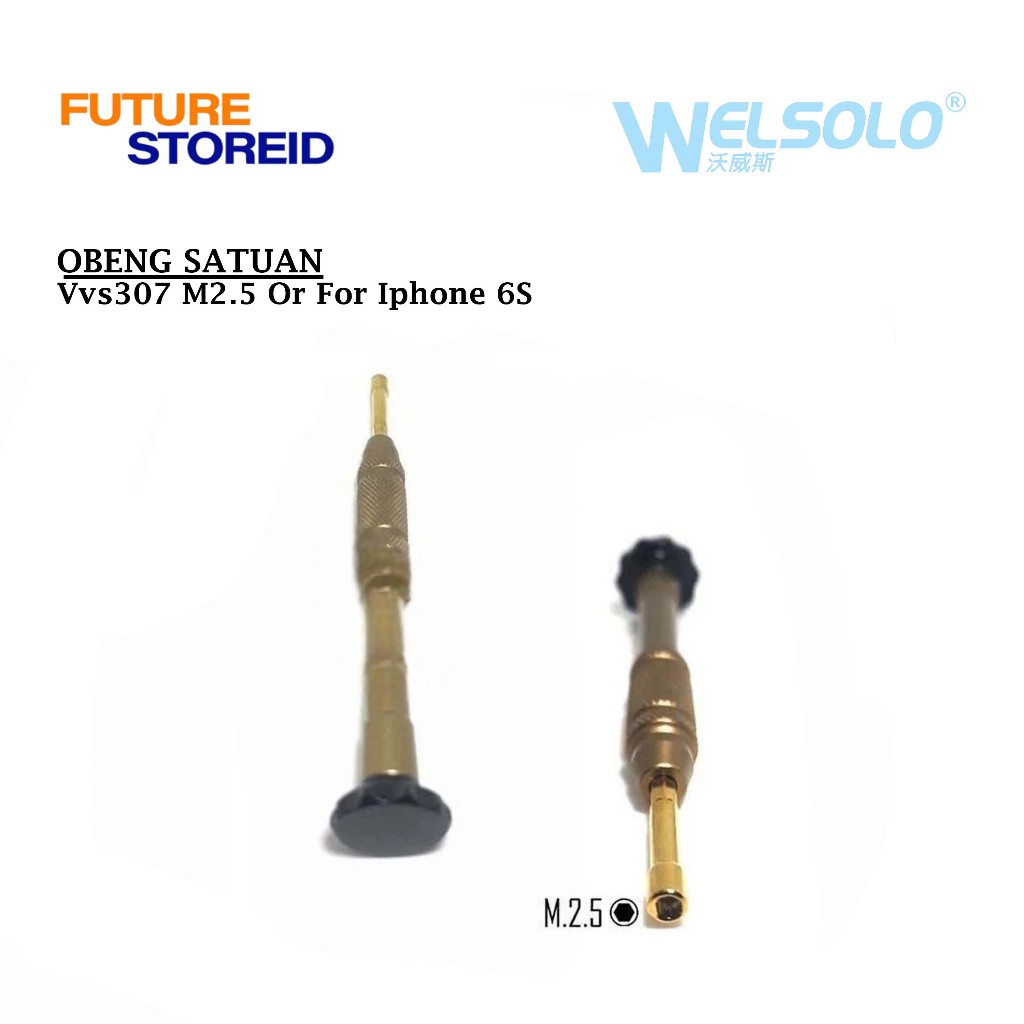Welsolo Vvs307 M2.5 Obeng Satuan Screwdriver For Iphone 6S Original
