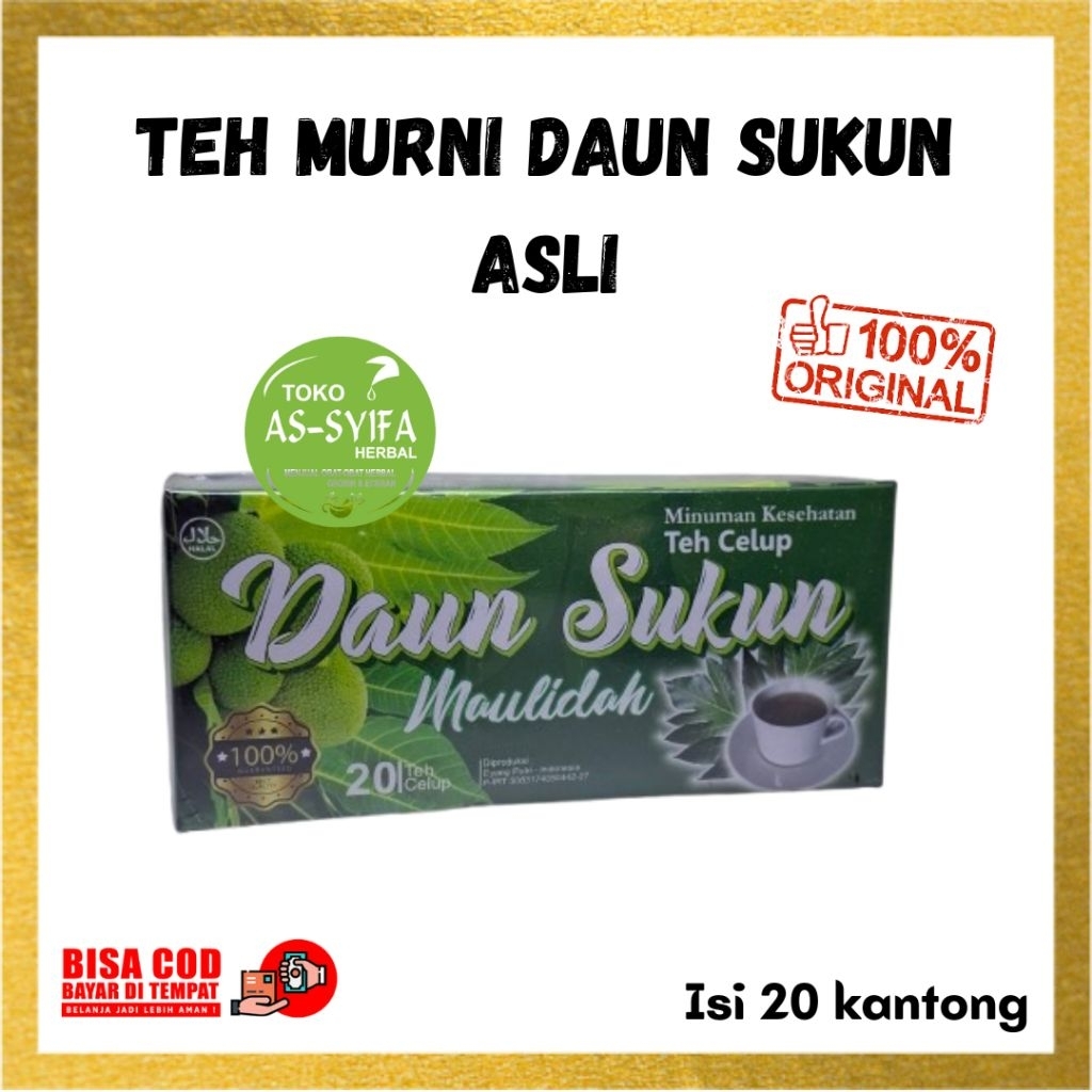 

Teh Daun Sukun Maulida Alami Herbal Minuman Kesehatan
