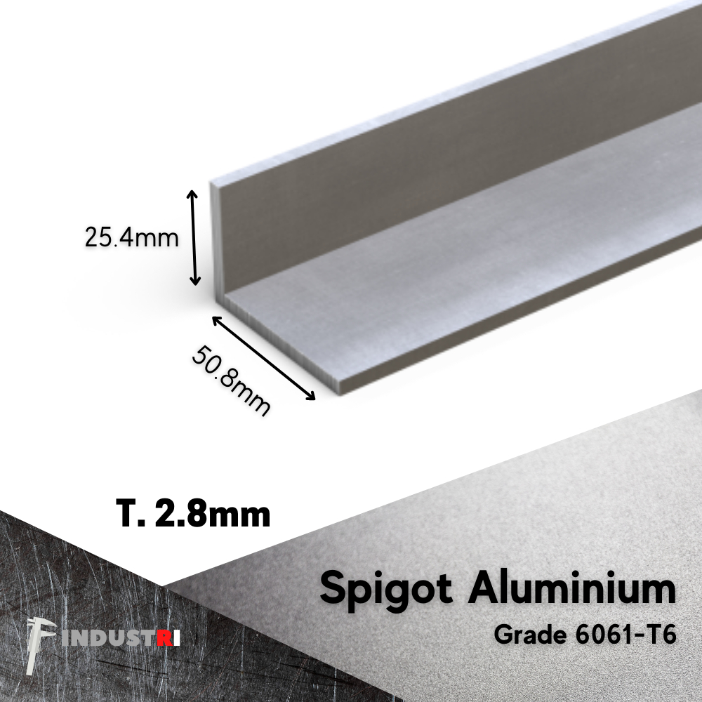 Siku Aluminium t.3mm 25 x 50mm x 3000mm