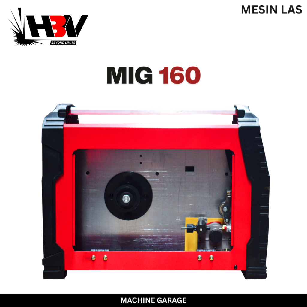 Mesin Las MIG 160 HBV 3 Fungsi Bisa Pakai Gas CO2 atau Tanpa Gas 1 Fasa 220V 40-160A Ringan 13kg Bengkel Rumahan Industri