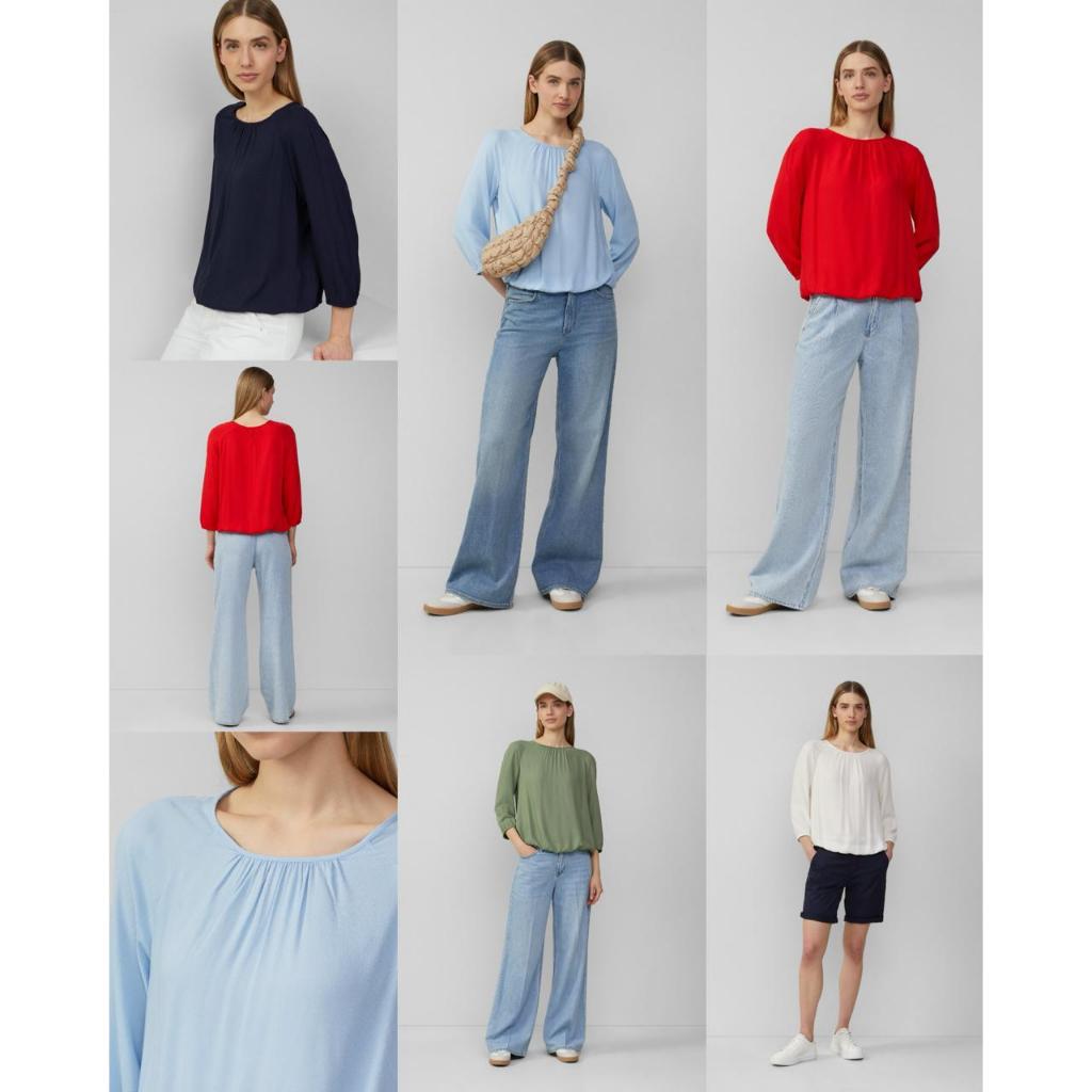 Blouse Lengan Panjang Wanita Bahan Viscose Adem | Women's Viscose Blouse - 9074