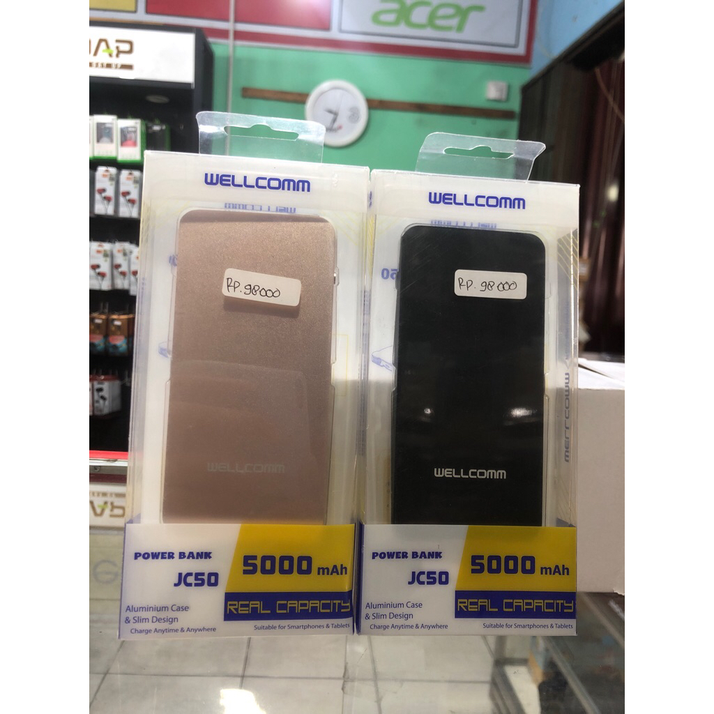 POWER BANK WELLCOMM JC50 (5000mAh)