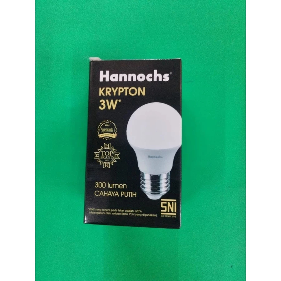 Hannochs LED Bulb Krypton - Bohlam Lampu LED Krypton - Bola LED Krypton - 3w - Variant - Variasi