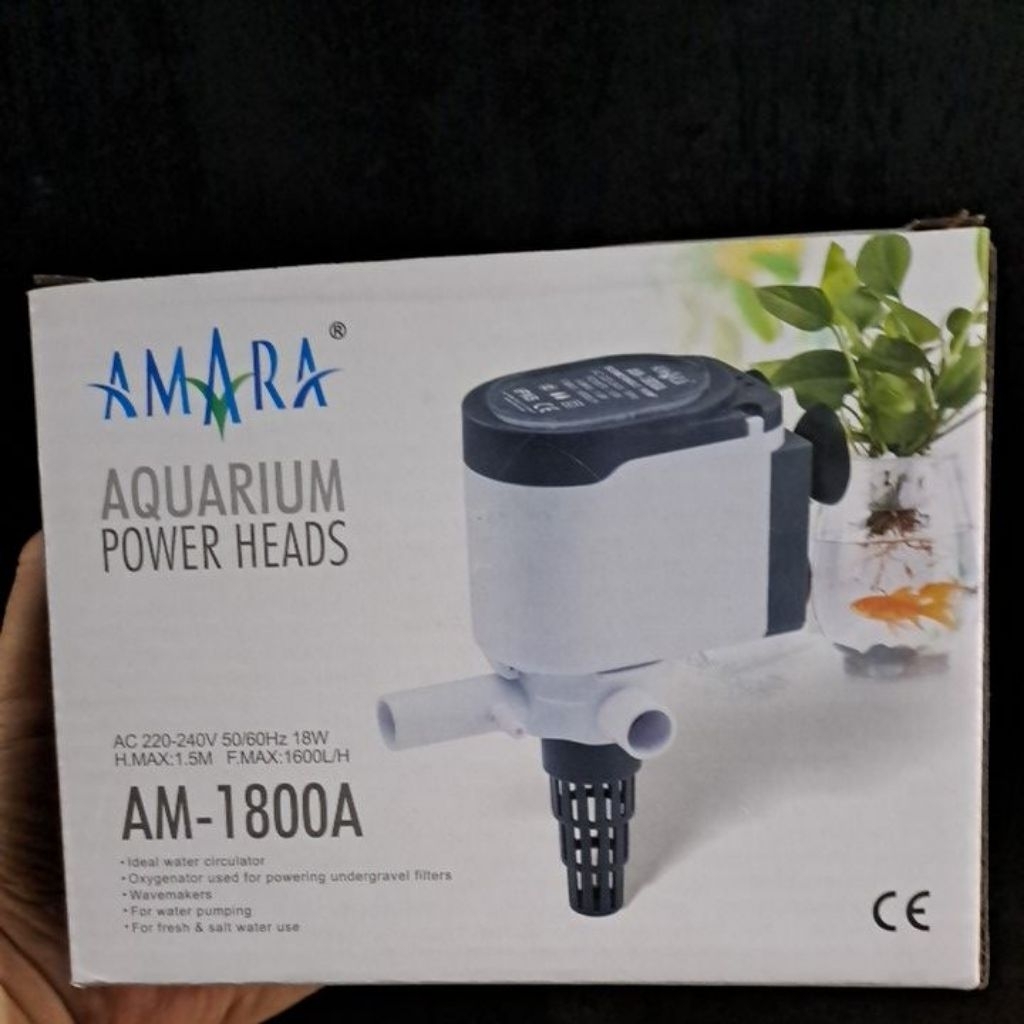 Aquarium Power Heads Amara AM-1800 Pompa Akuarium 1800 Pompa 1800