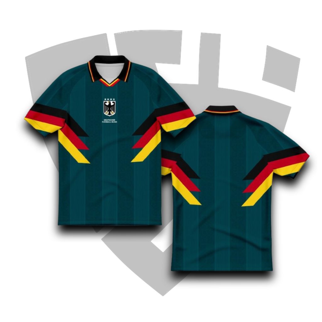 Jersey retro jerman 1992 fullprinting gratis costume suka suka