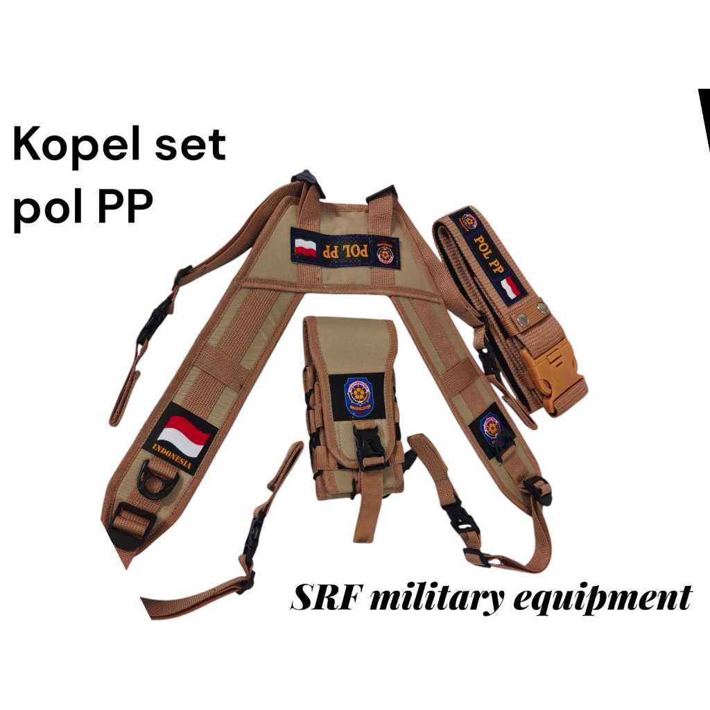sabuk kopel set pol PP satpol pp terbaru