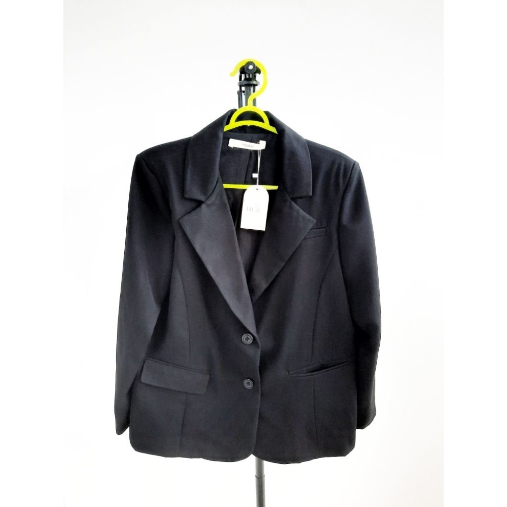 New her apparel blazer black