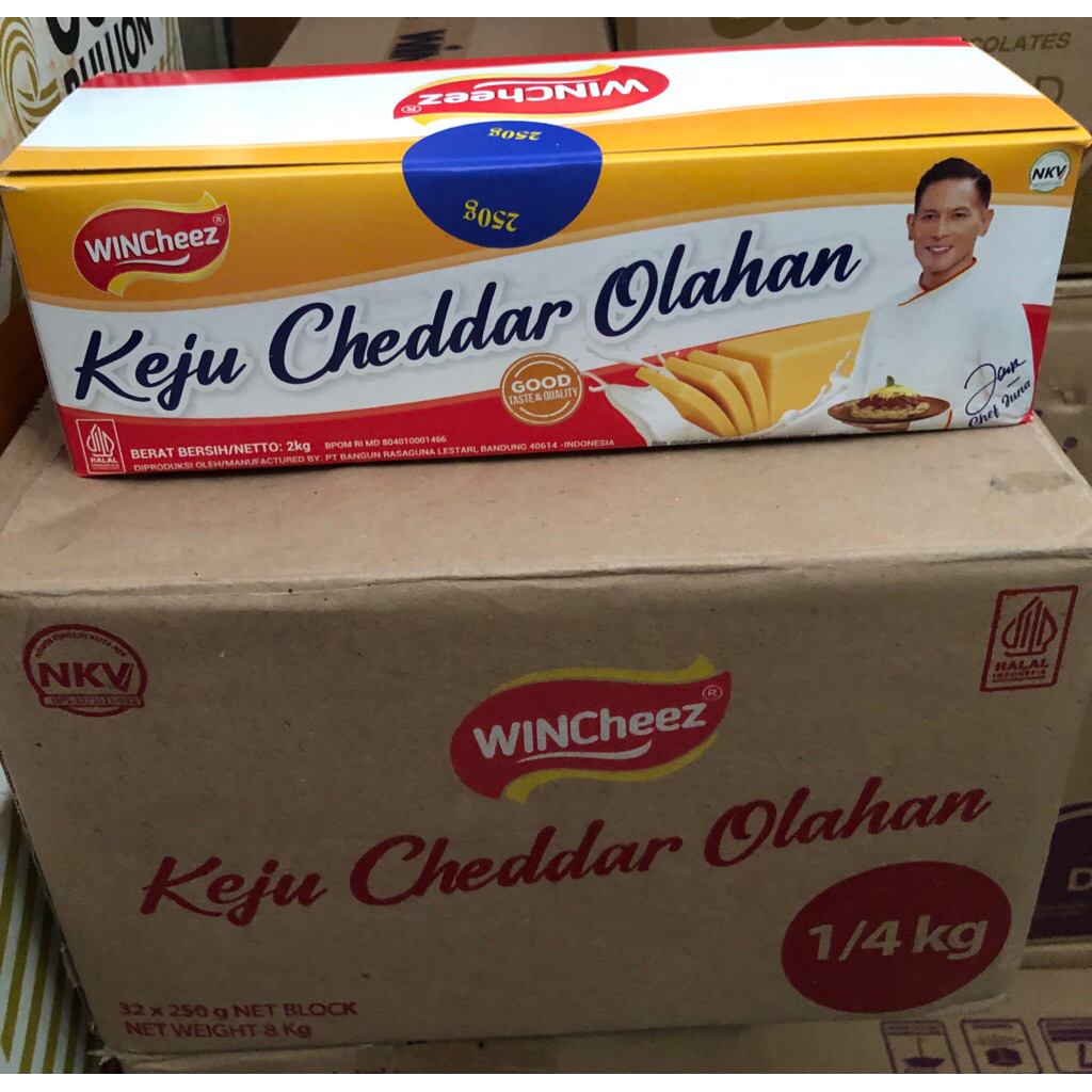 Keju Wincheez 250gr | Keju Wincheez Cheddar 250gr 1slop 2kg | Keju Wincheez 2kg