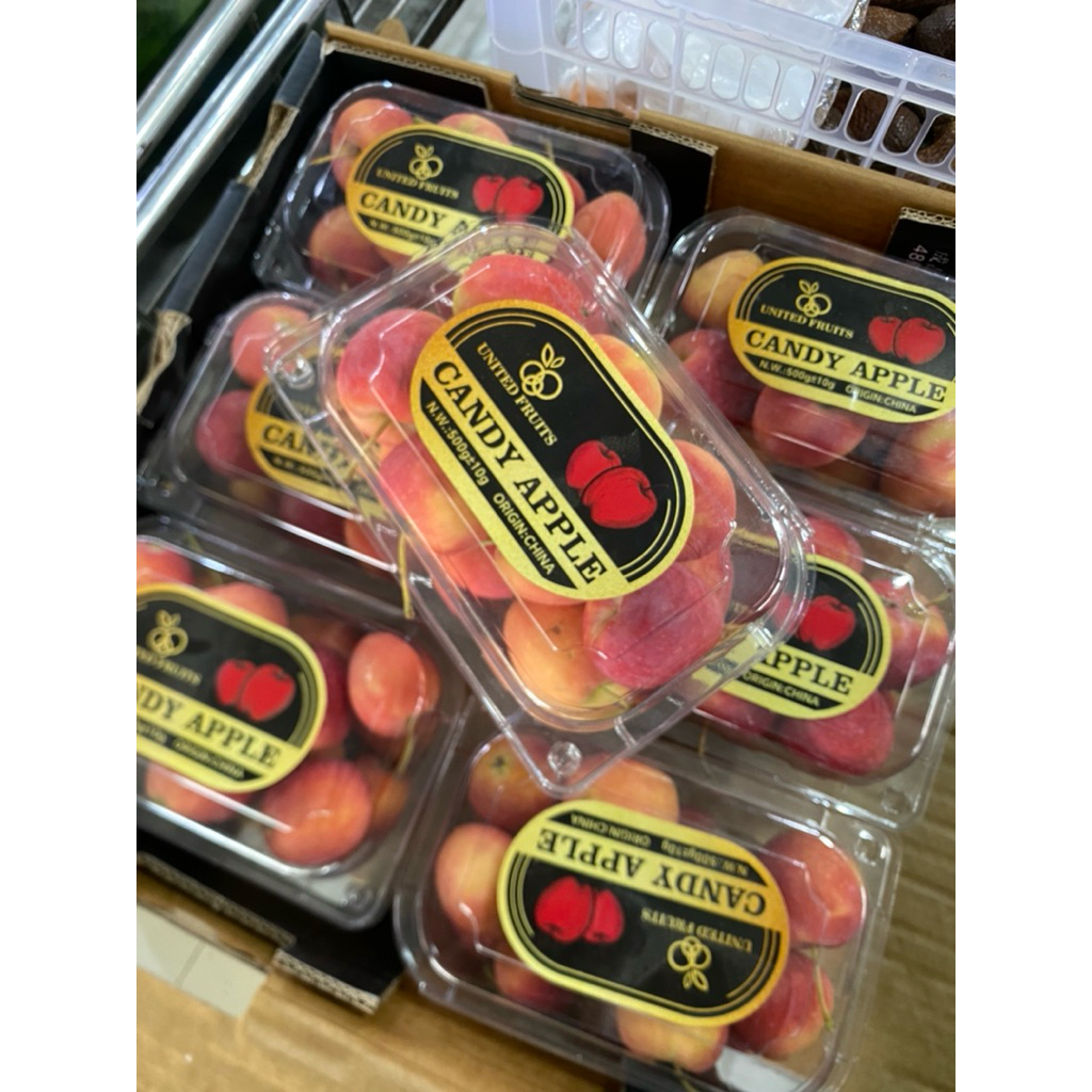 

Buah Peach Kemasan Buah Plum sugar manis buah candy apple