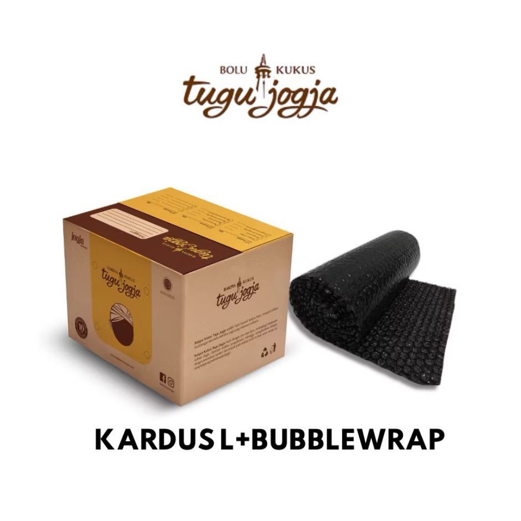 

Tambahan kardus khusus bakpia kukus tugu jogja 3-12 box