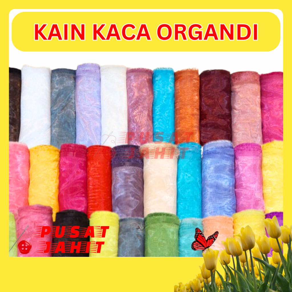ORGANDI - Kain Kaca Organdi