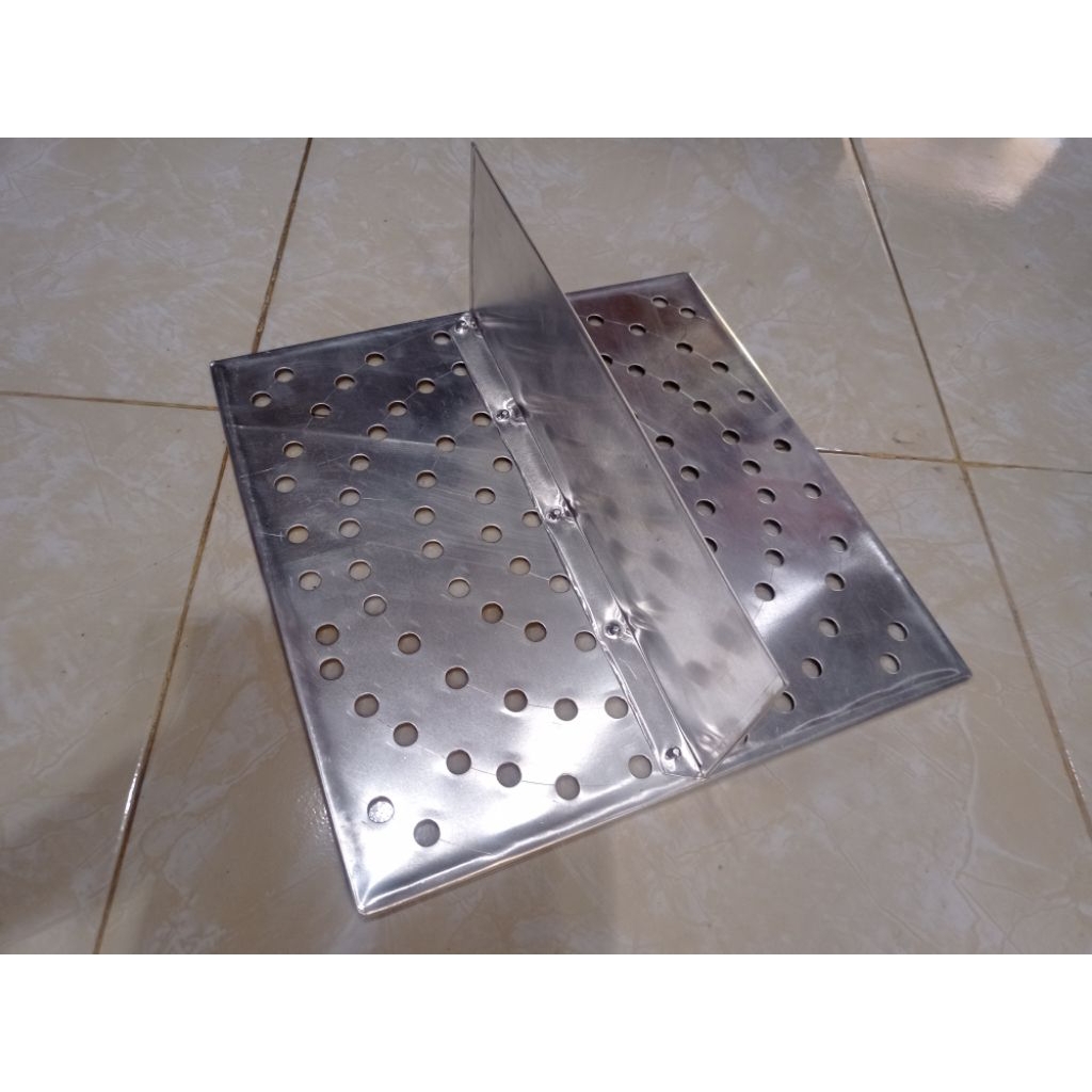 sarangan bakso kotak dgn ukuran 29cm persegi (sesuai utk dandang kotak uk 30cm persegi), bhn alumuni
