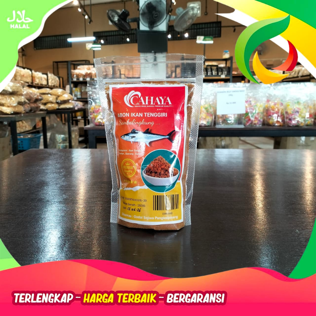 

ABON IKAN TENGGIRI CAHAYA 250GR KHAS BANGKA