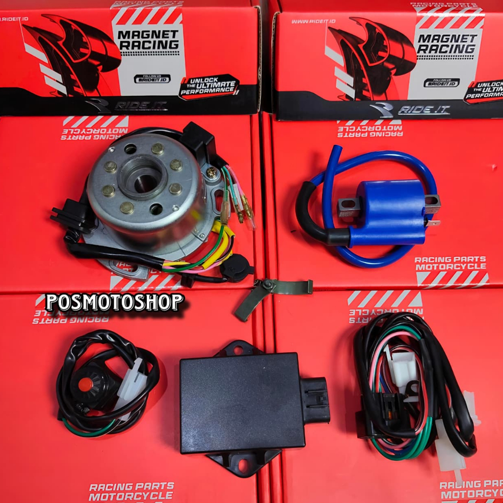 pengapian magnet YZ Thailand YZ 125 komplit original ride it pengapian set