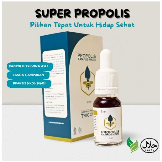 Propolis Trigona / Klanceng di Ekstrak Menggunakan Tekhnologi Terbaru ( Hi Tech dan Nano Tech )
