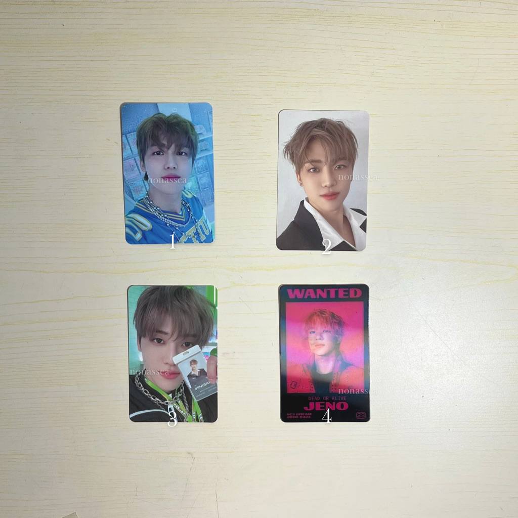 PHOTOCARD OFFICIAL GLITCH MODE JAEMIN JENO NCT DREAM MURAH