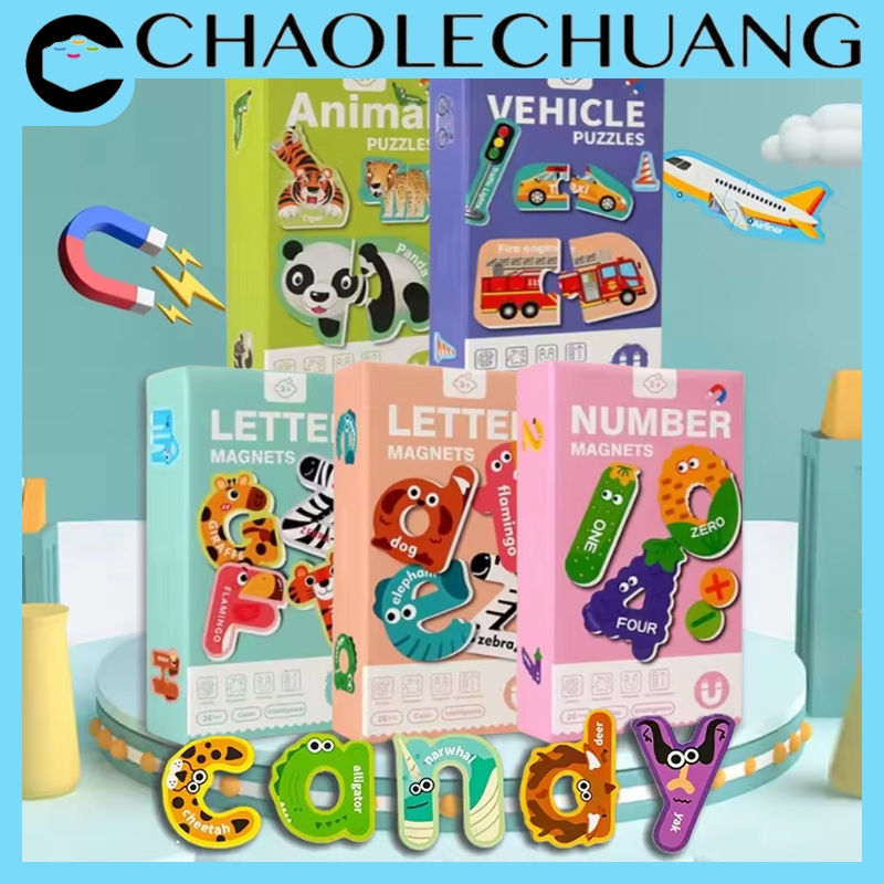 Chaolechuang Number Magnet Alphabet Magnet Mainan Magnet Kulkas Lucu Magnet Huruf Angka
