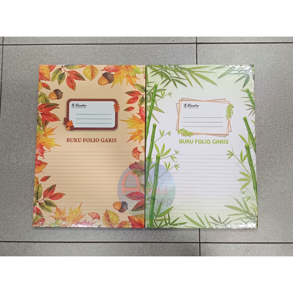 

Buku Hard Cover / Hardcover Folio BAMBOO 100 Lembar