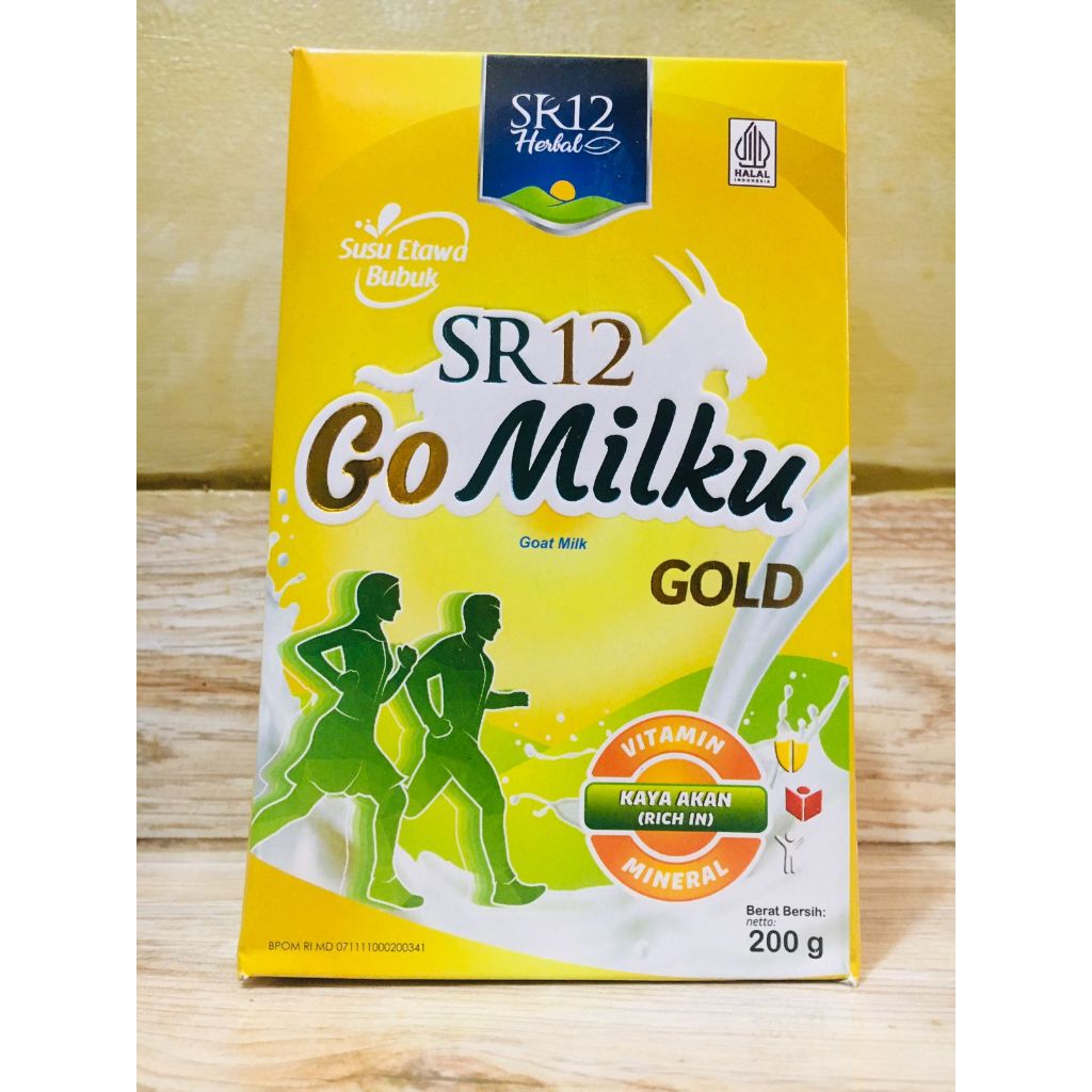 

SR12 Susu Gomilku GOLD 200gr Extra Bawang Putih Extra Jahe Bebas Gula Bagus untuk kesehatan tulang