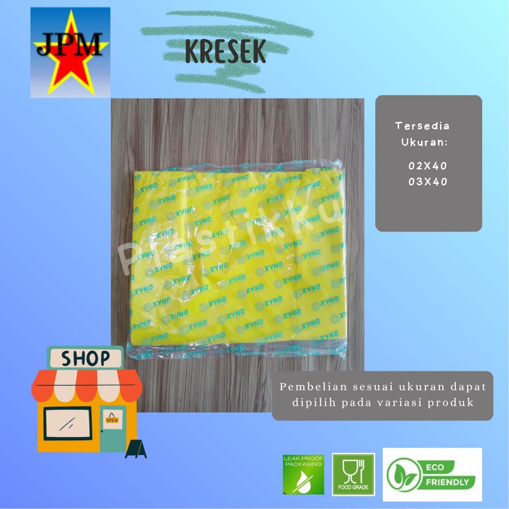 Kantong Kresek Kuning Merk ONYX / Kresek Kantong Warna Kuning / Kresek Kuning Merk Onyx
