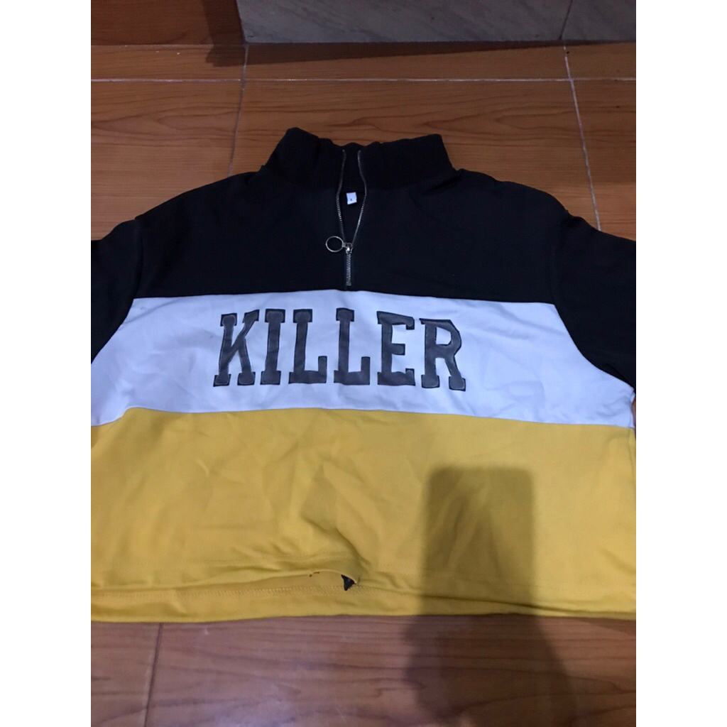 CROP JERSEY RUNNING | BAJU OLAHRAGA (preloved)