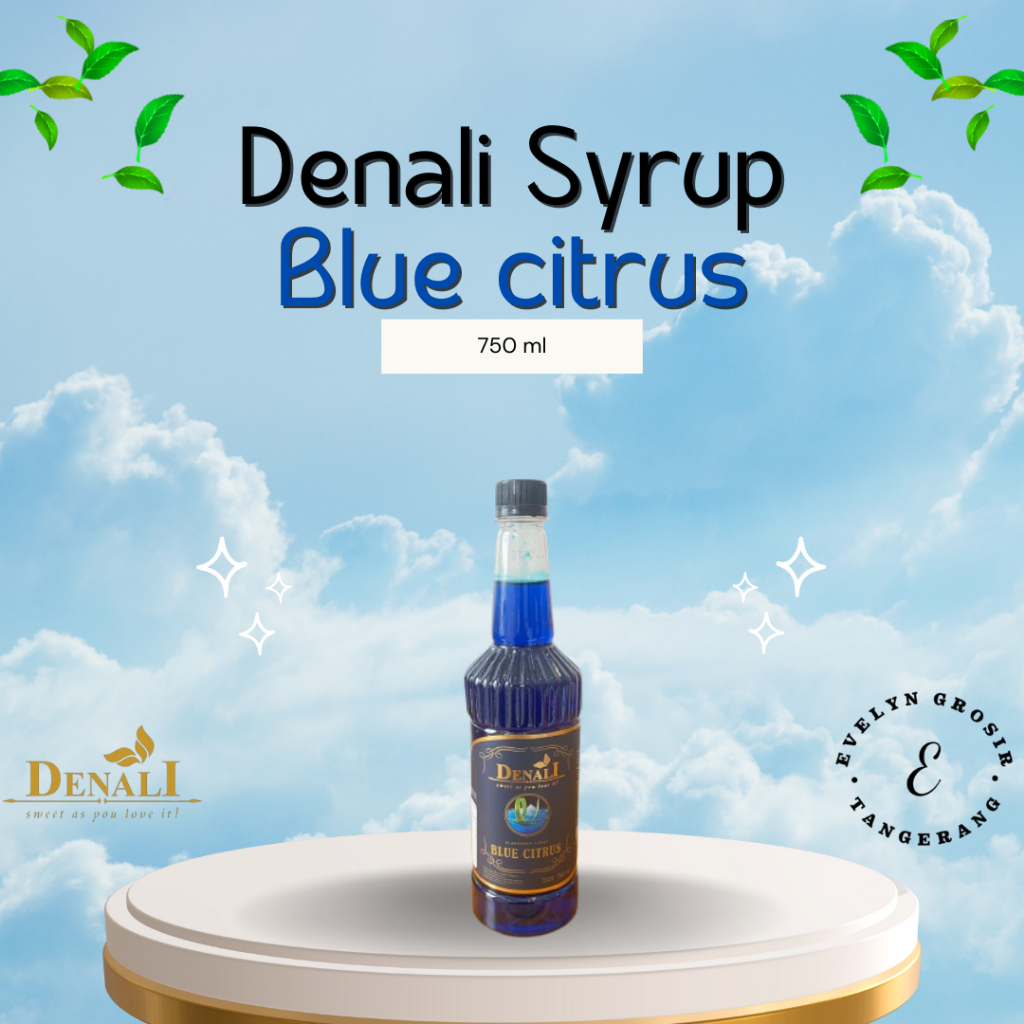 

DENALI SYRUP BLUE CITRUS | SIRUP BLUE CITRUS 750ml - BLUE CITRUS SIRUP 750 MILI