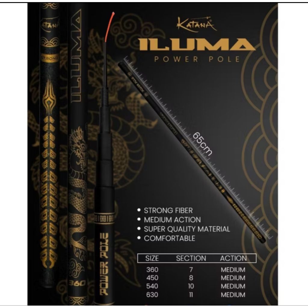 Tegek Pancing Katana ILUMA 450 dan 540