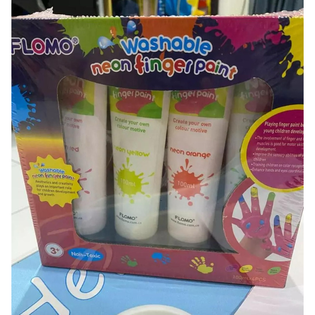 

FLOMO FINGER PAINT CAT LUKIS ANAK