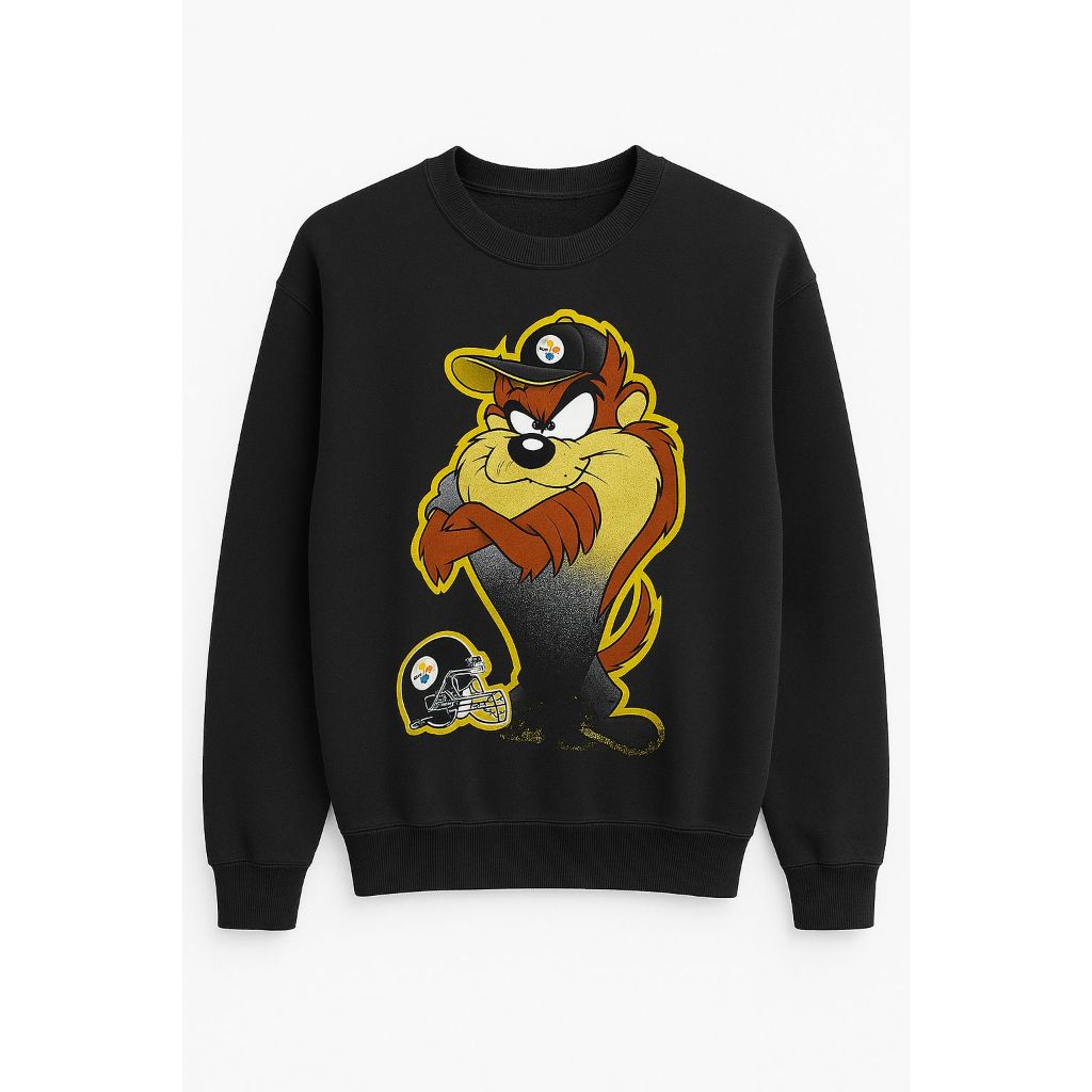 Sweater Hitam Looney Tunes Taz