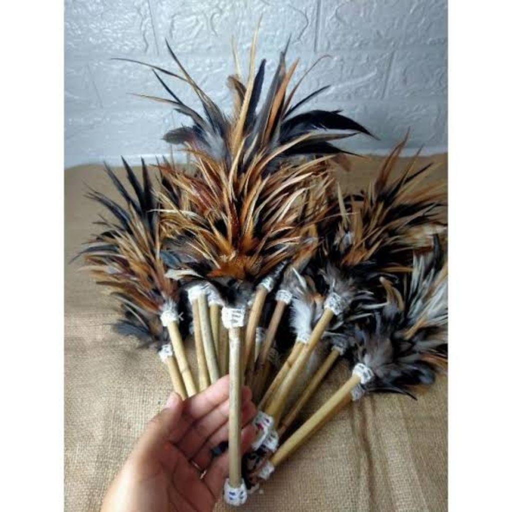 New Kemoceng Mini Bulu Ayam Jago Ori Kemoceng Bulu Ayam Asli