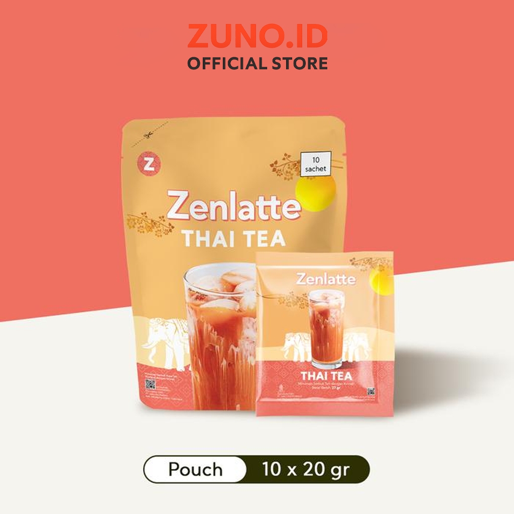 

ZunoID Zenlatte Thai Tea - Renceng/Pouch | Thai Tea Powder | Bubuk Thai Tea