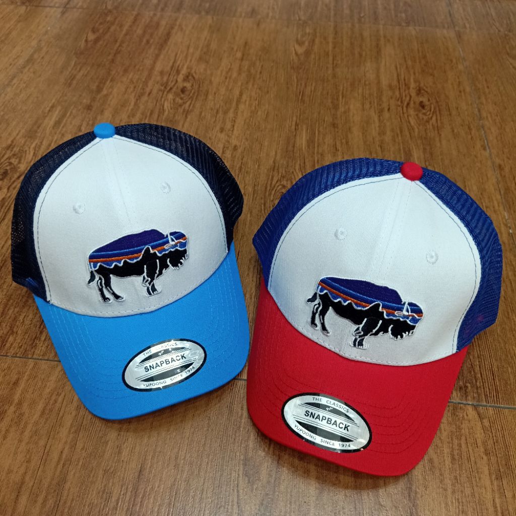 Topi Trucker Patagonia Logo Byson Topi Baseball Import Unisex