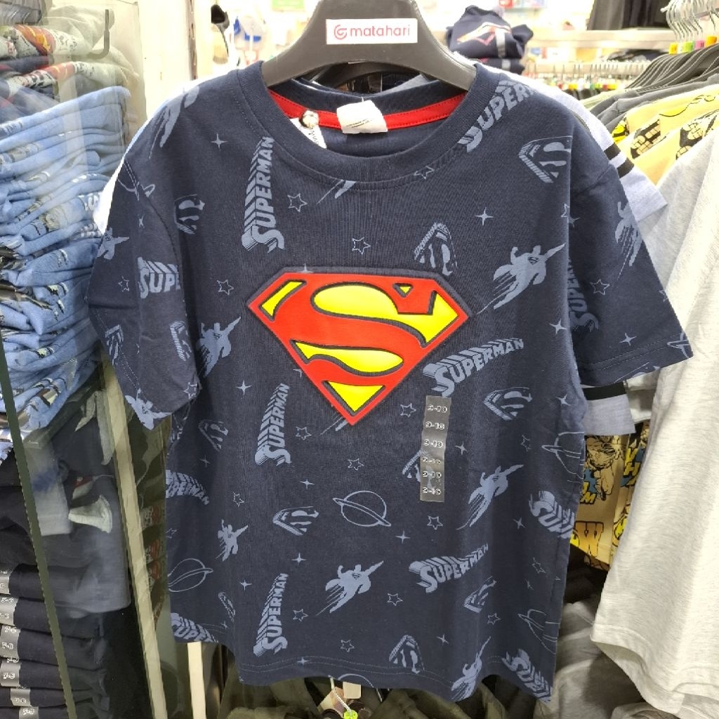 Marvel X Nevada Superman Kaos Anak Laki Laki Original