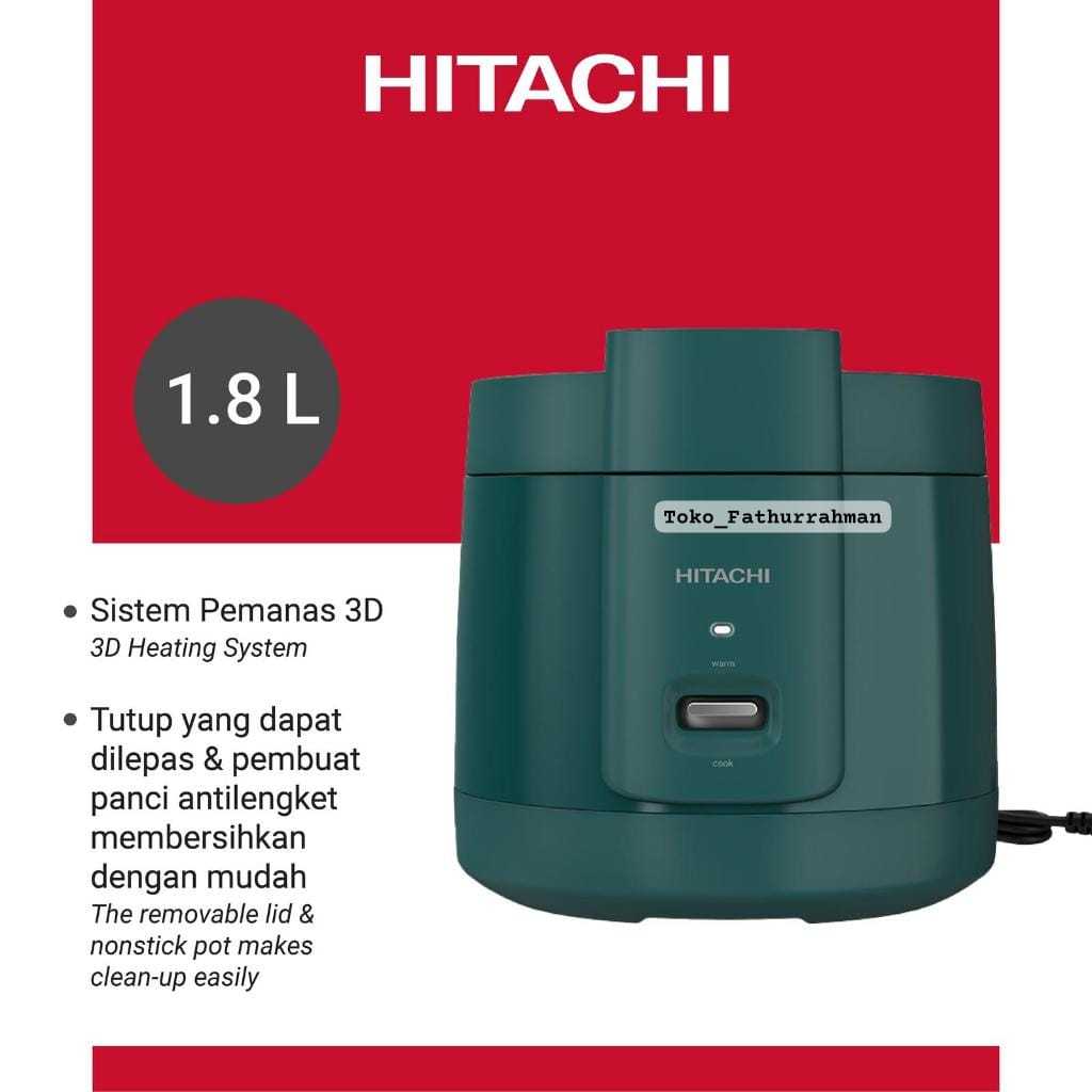 BATAM - HITACHI Rice Cooker Manual 1,8 Liter RZ-L18MM / Rice Cooker
