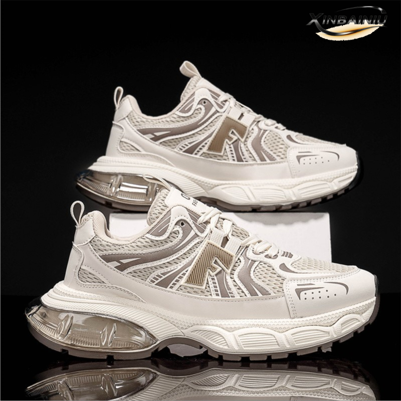 XINBAINIU Sepatu Olahraga Pria Anti Slip Anti Licin Ringan Tinggi