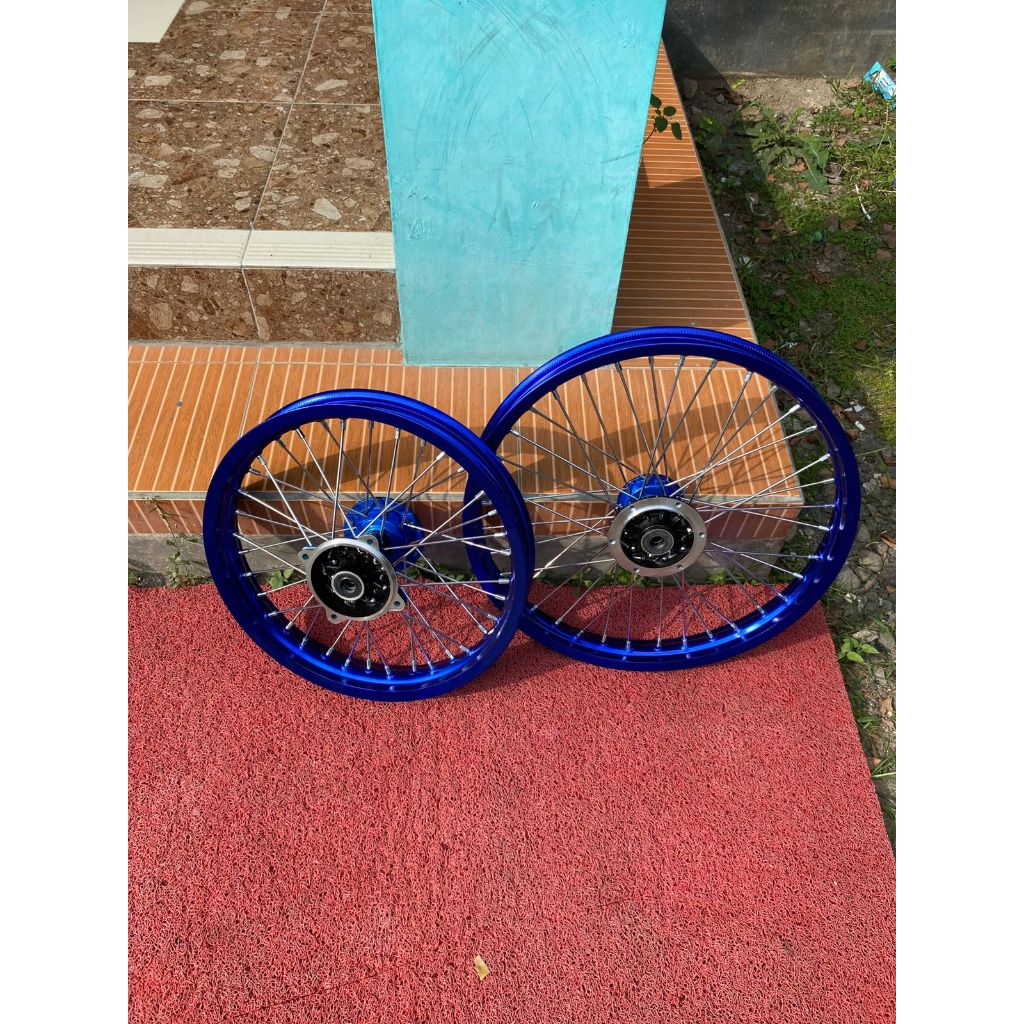 Roda set KLX 16/19 Trabas Wheelset Offroad KLX S Ring 16 19 Tanpa Ban