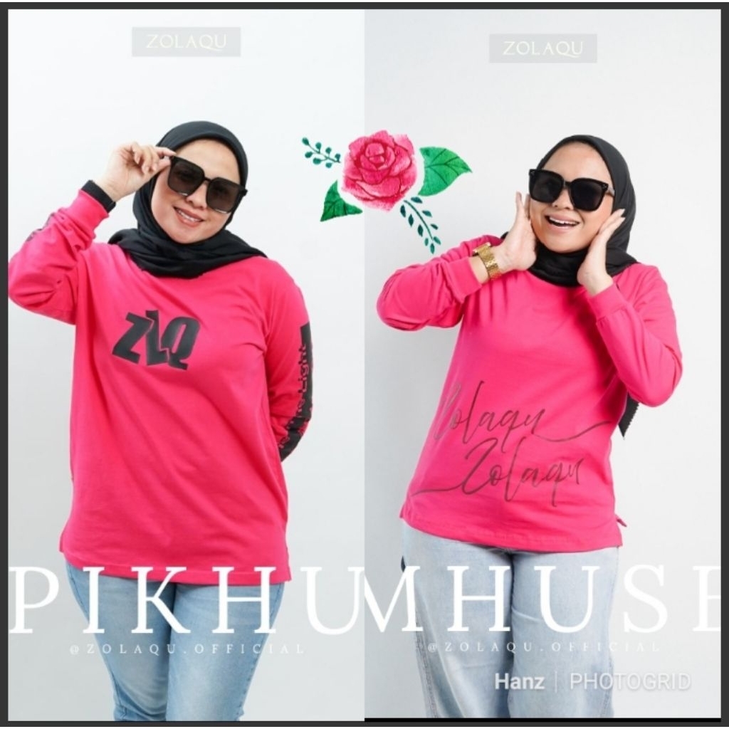 Kaos ZOLAQU Ori -Fuchsia-Pink Fanta