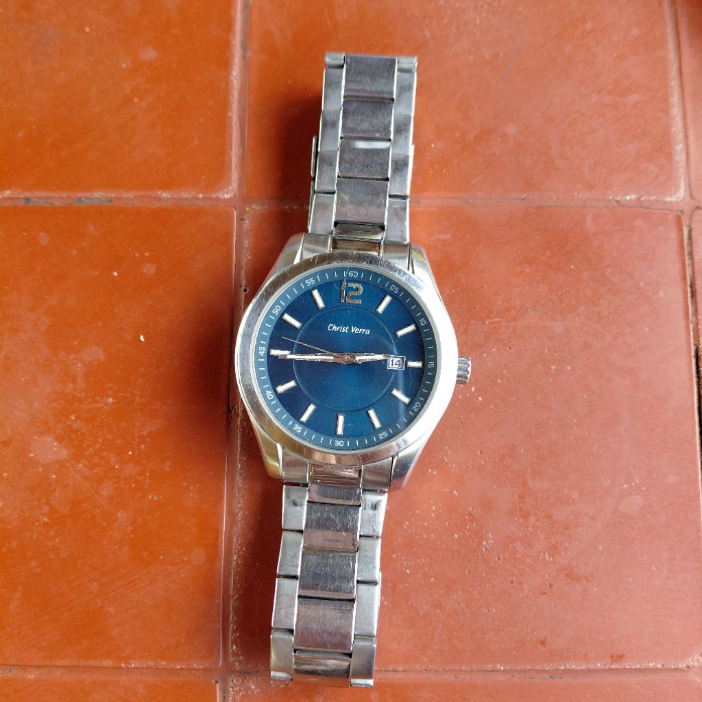 PRELOVED JAM TANGAN PRIA CHRIST VERRA