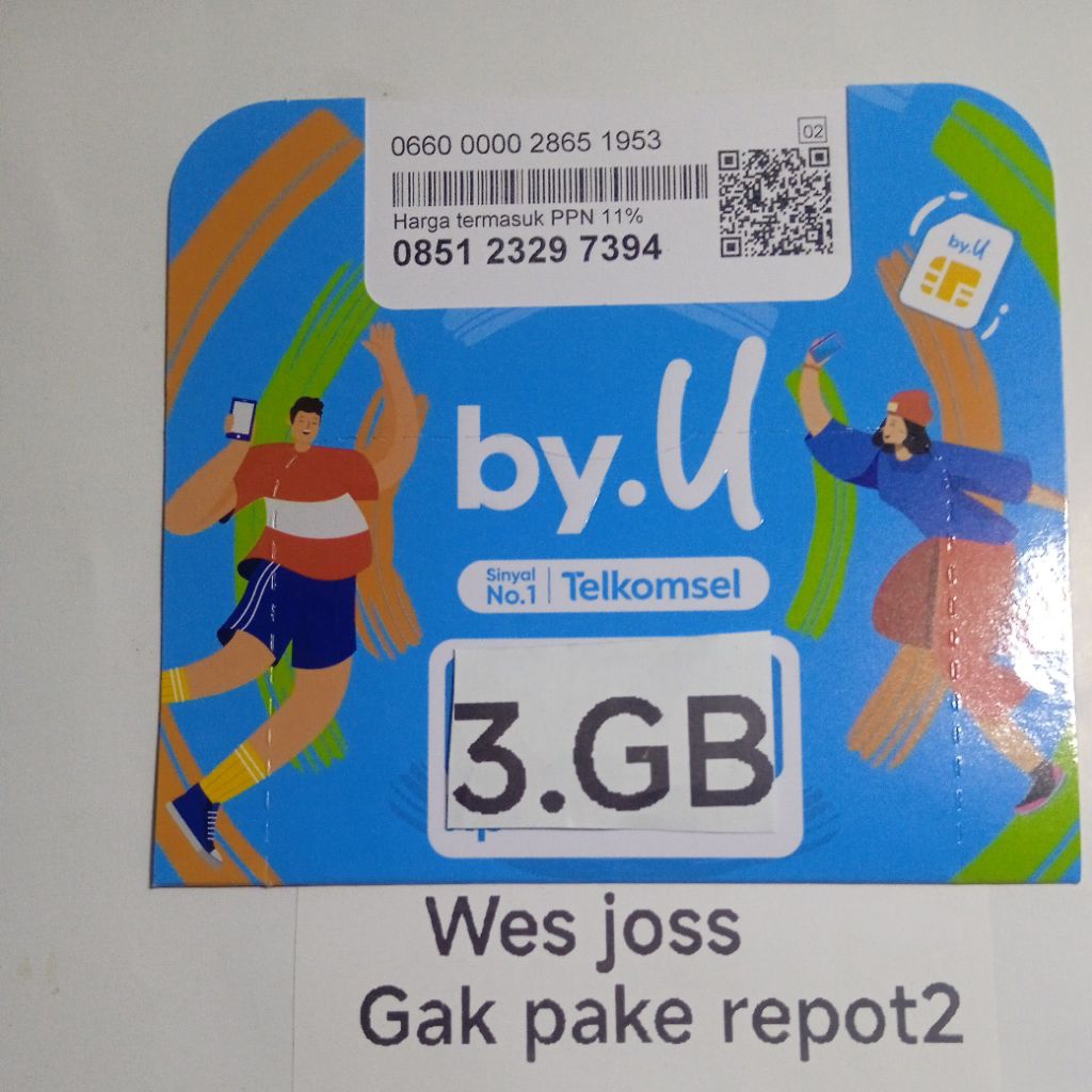 kartu byu kuota 3gb