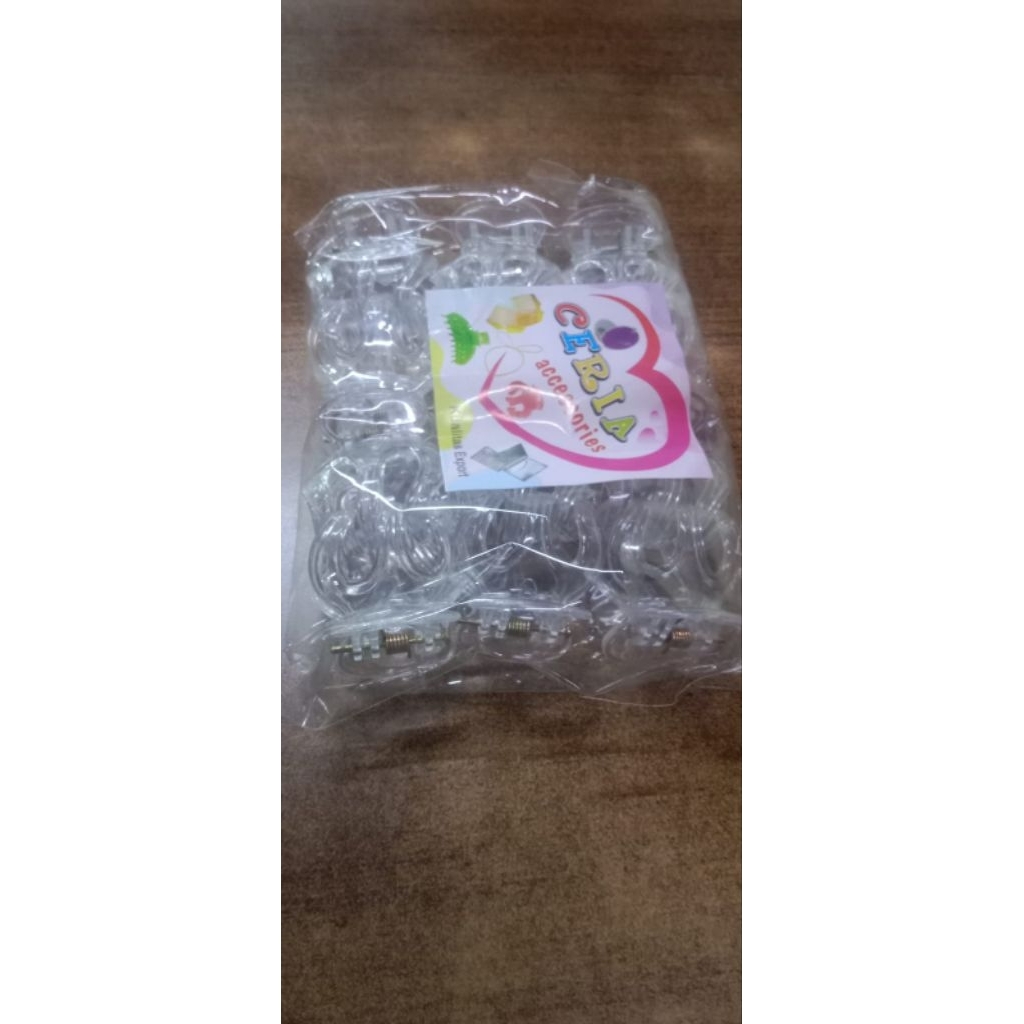 1 luain isi 12 pcs jedai bening cakar 5|jedai kristal bening 5cm