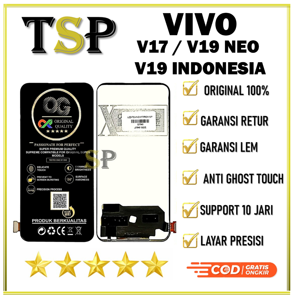 Lcd Touchscreen VIVO V17/V19 NEO/V19 Indonesia Touchscreen Original