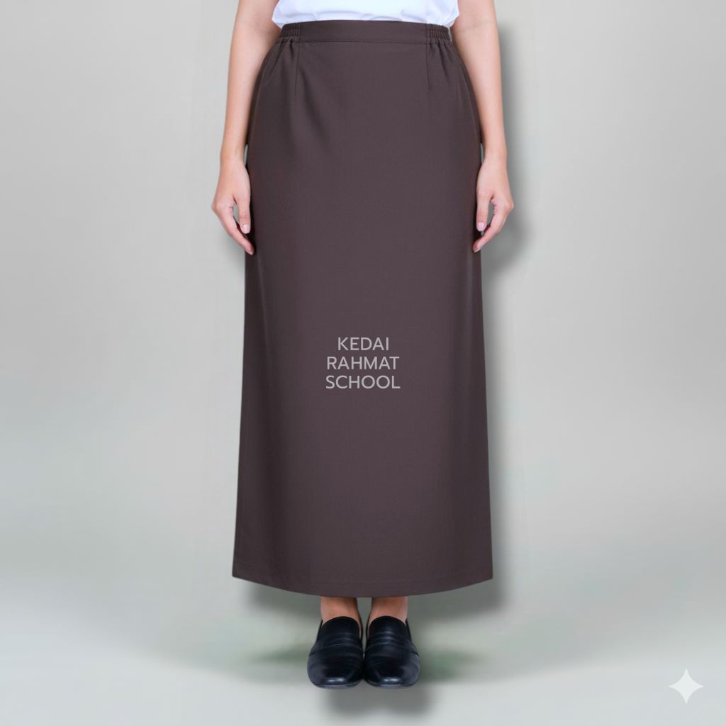 Rok Span Pramuka Bahan Rapilo Seragam Guru Pembina Wanita