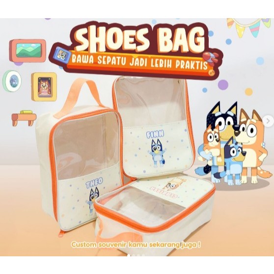 Shoes Bag Tas Ulang Tahun Anak Premium Custom Desain Birthday Goody Bag Premium Souvenir Ultah Bag